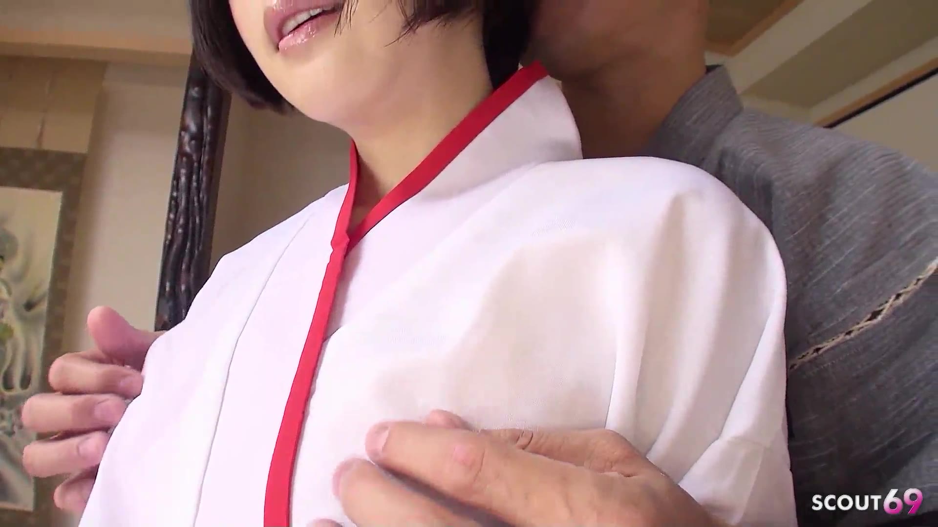 First Anal Creampie Fuck by Teacher in Uncensored Japan Porn for Traditional Japanese Teen