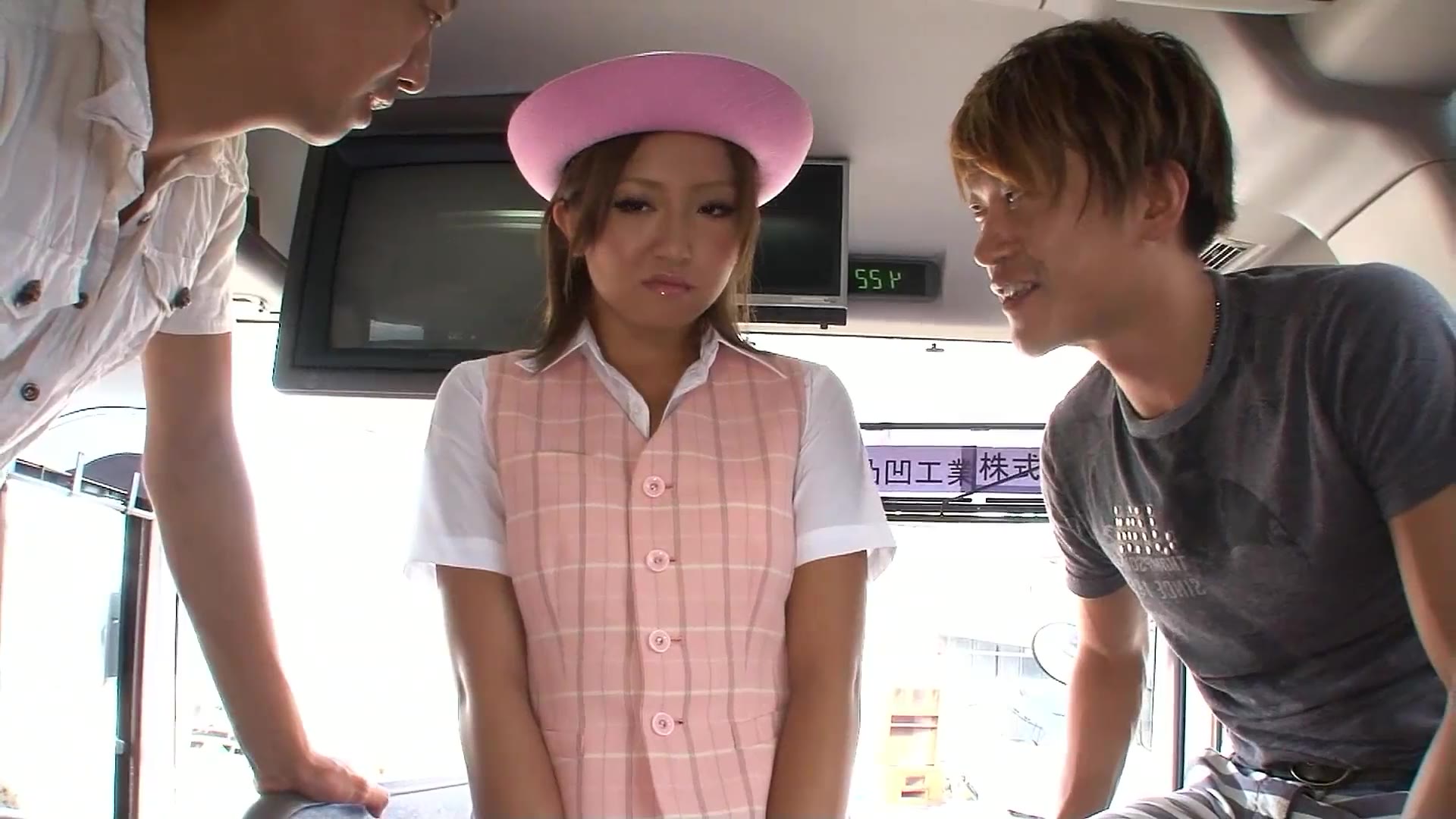 Uncensored JAV Bus Gangbang Sex for Skinny Teen with multiple Creampies and Facials in Japan