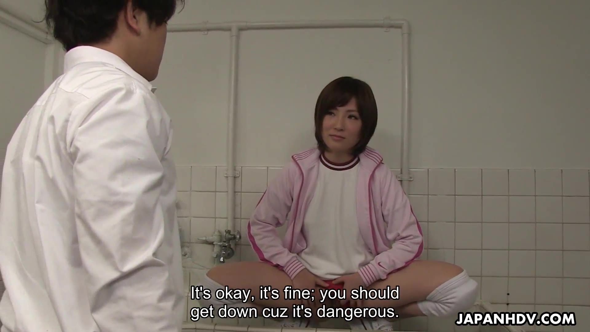 Japanese , Kaede Oshiro is fucking her virgin classmate, uncensored