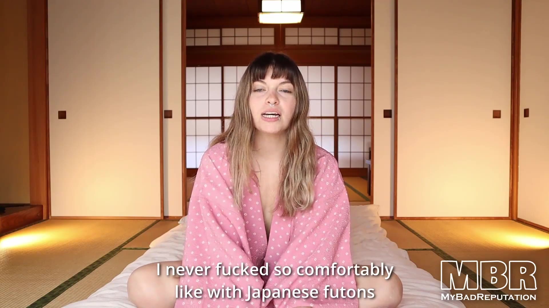 Orgasms, creampie and sushi on a Japanese Futon - MyBadReputation